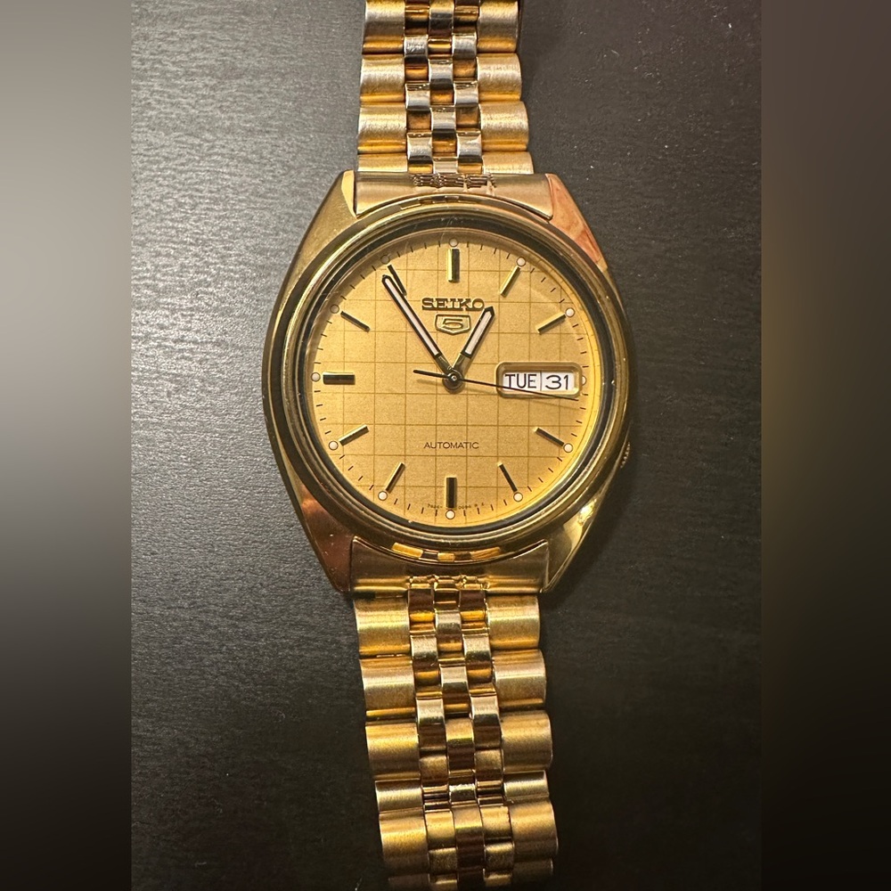 Gold Seiko 5 Automatic